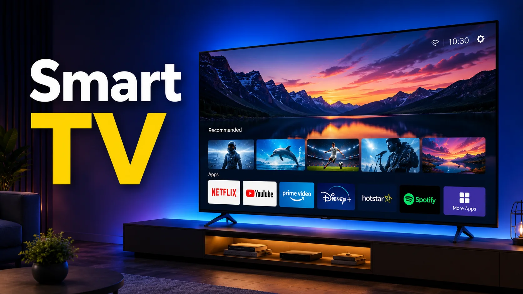 Smart TV as an IO device example