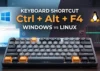 Keyboard Shortcut: Ctrl + Alt + F4 | Windows & Linux - Post Thumbnail
