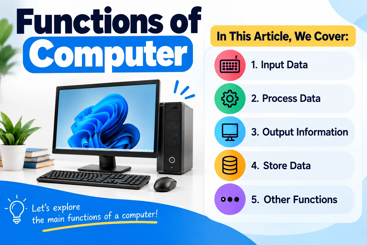 10 Functions of Computer We Notice In Daily Life