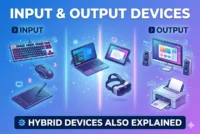 Input and Output Devices | Hybrid Devices also Explained
