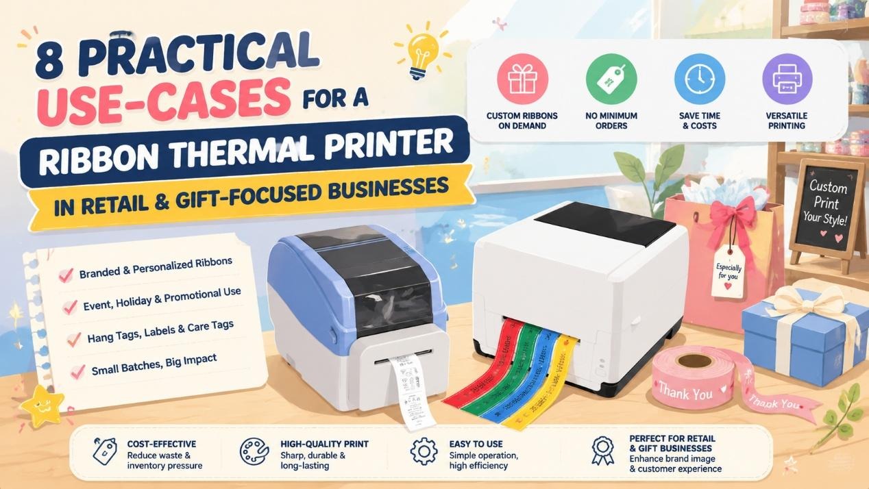 8 Practical Use-Cases for a Thermal Transfer Ribbon Printer in Retail & Gift-Focused Businesses
