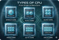 What are Types of CPU | Single to Deca Core Covered