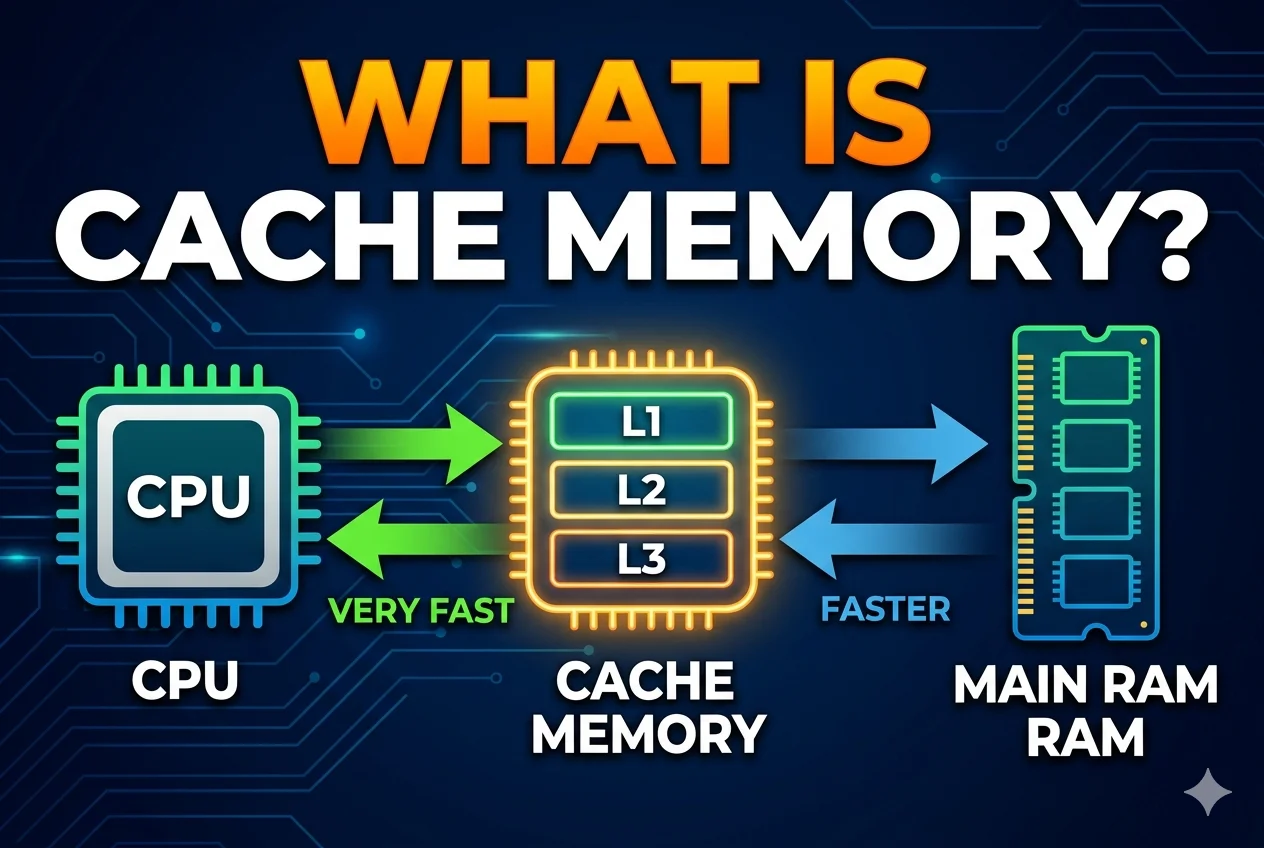 What is Cache Memory | Location – Types & Misconceptions