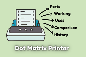 What Is a Matrix Printer | Parts – Working | Types & History