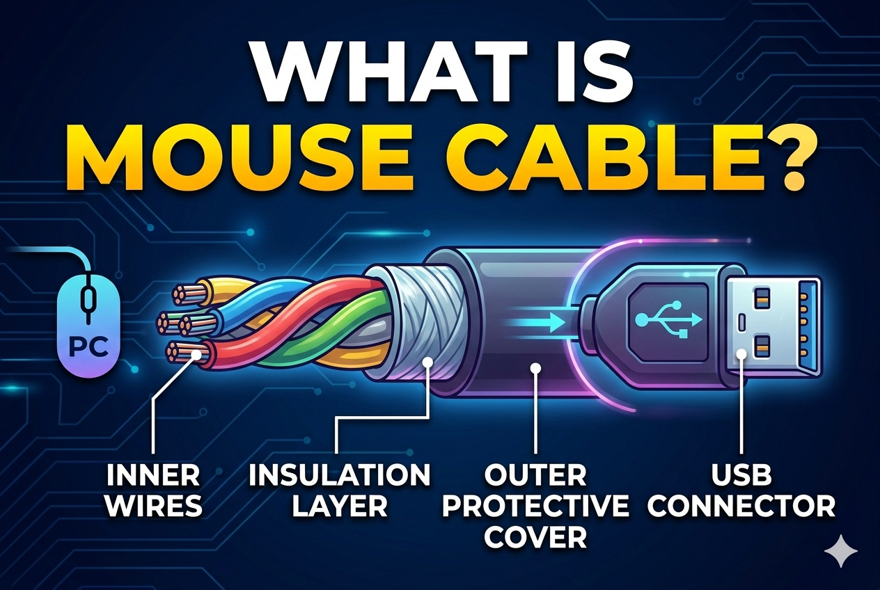 What Is Mouse Cable? | Parts – Types | Pros & Cons
