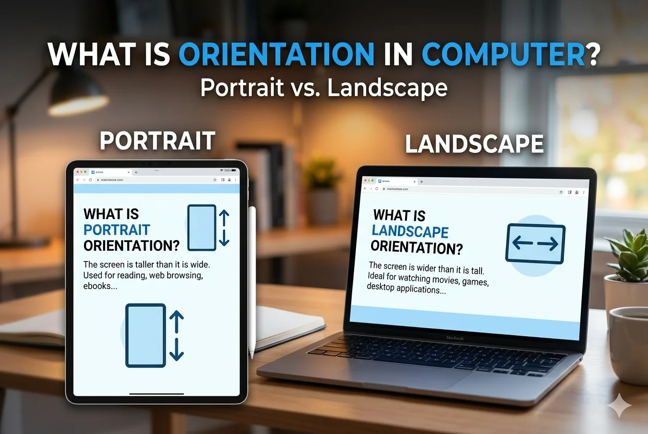 What is Orientation in Computer | Portrait vs Landscape