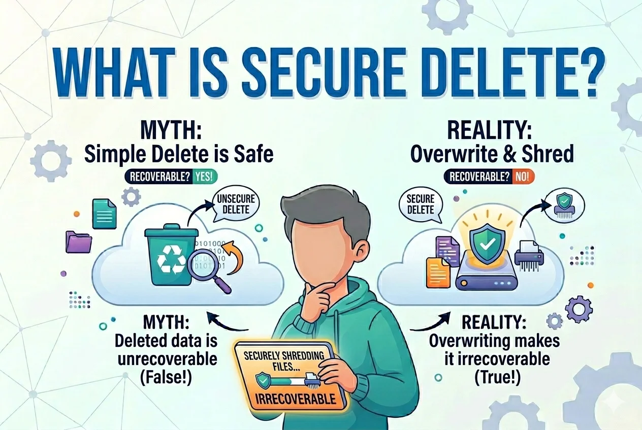 What is Secure Delete | Working & Tools | Comparison and Mistakes