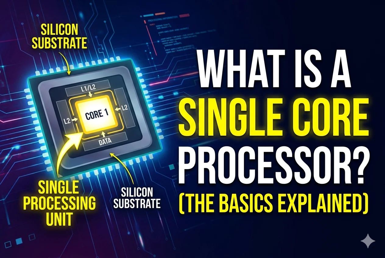 What is Single Core Processor | Parts – Uses & Comparison