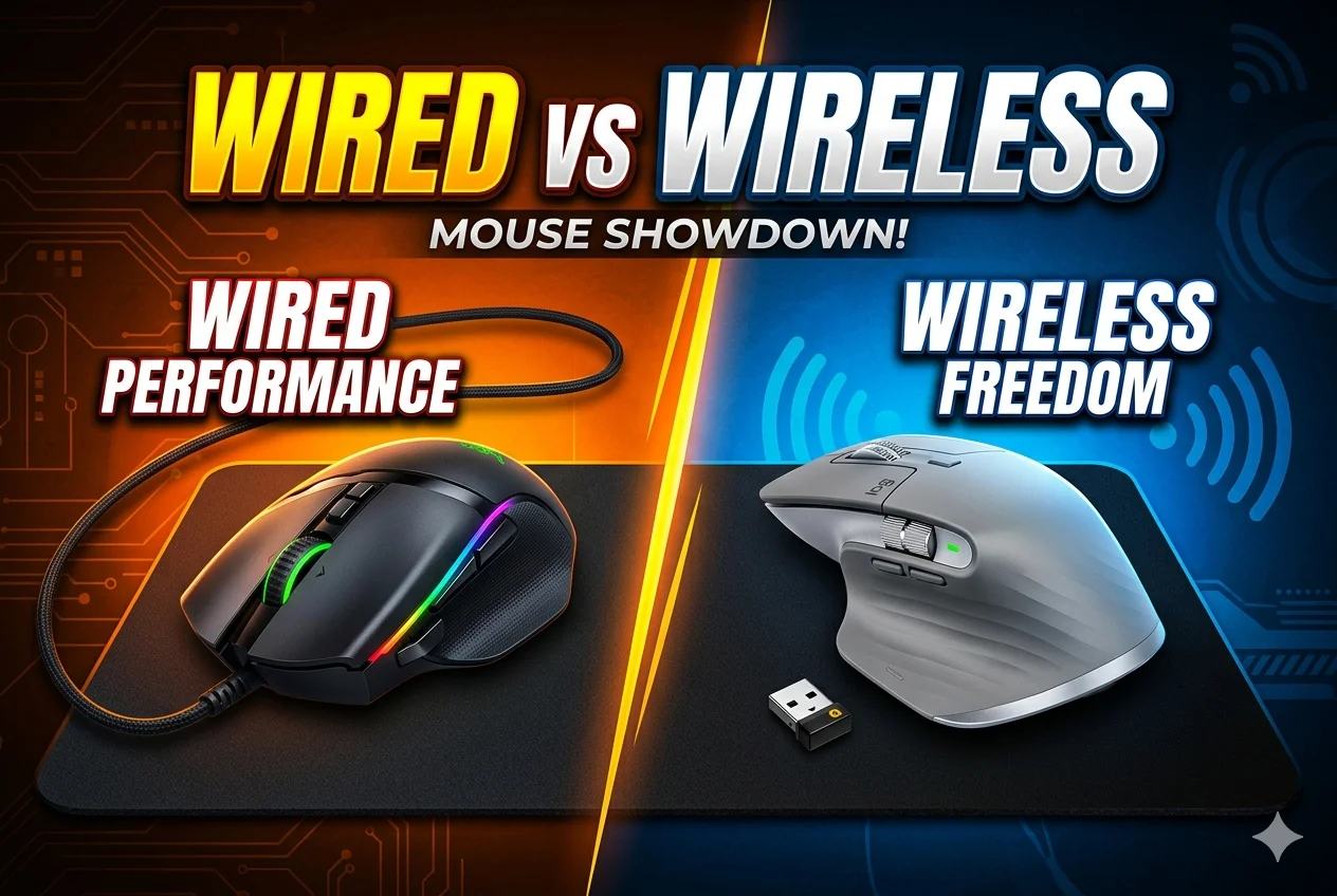 Wired Mouse vs Wireless Mouse | Full Comparison
